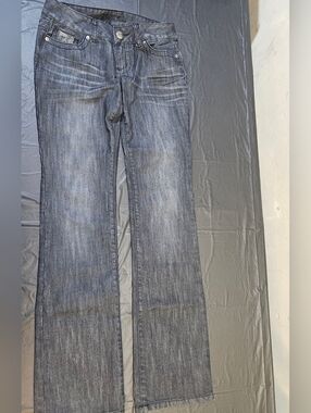 Guess Women's Straight-Leg Jeans in Washed Gray-Blue